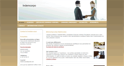 Desktop Screenshot of indemcorpo.com